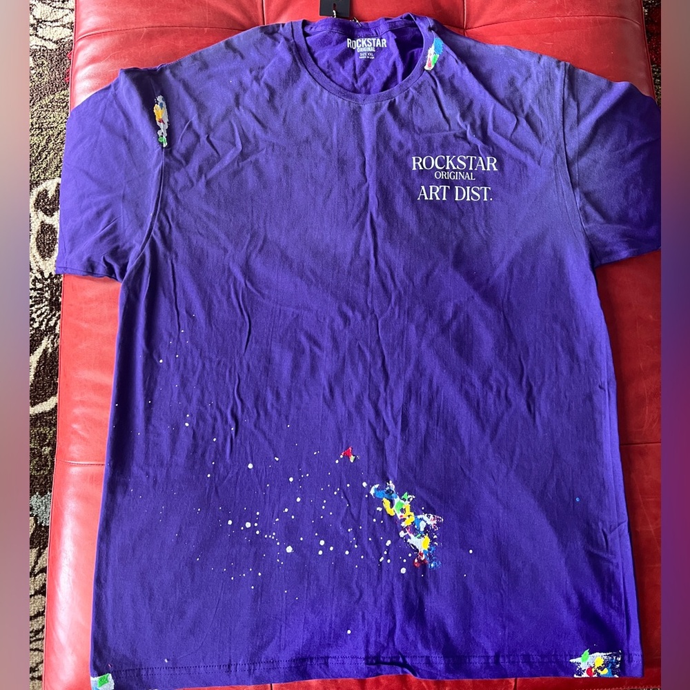 Men’s Rockstar Purple T-Shirt size XXL